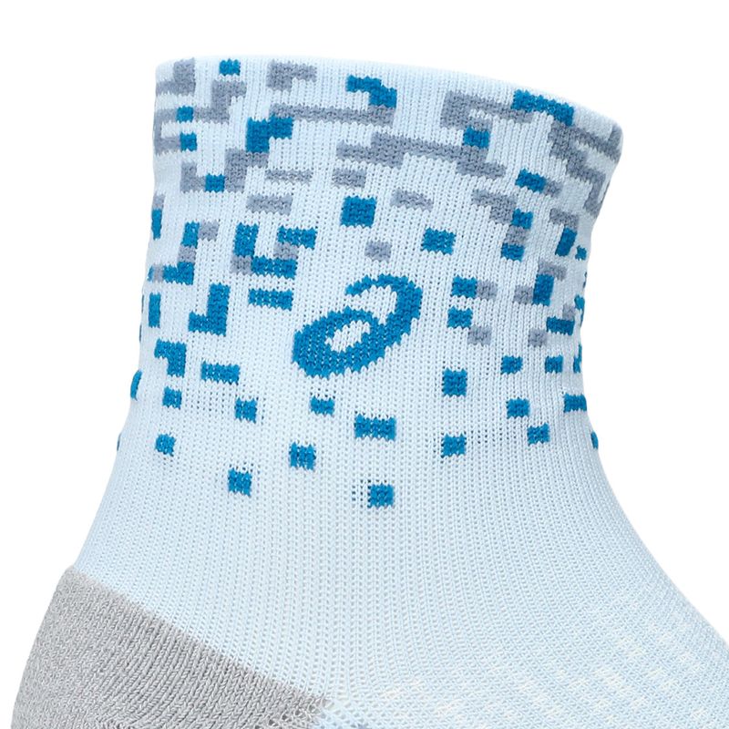 Medias ASICS Performance Run Sock Quarter Arctic Blue/Aegean Blue/Grey Blue Unisex - 2