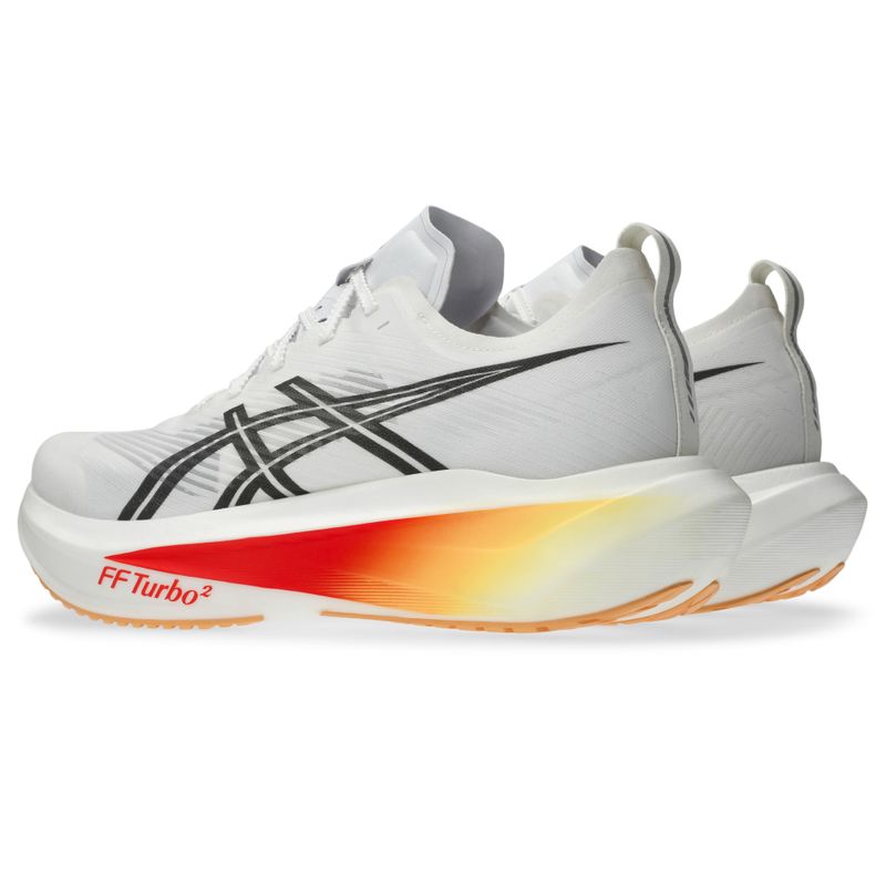 Zapatillas ASICS Megablast White/Orange Glow Unisex - 4
