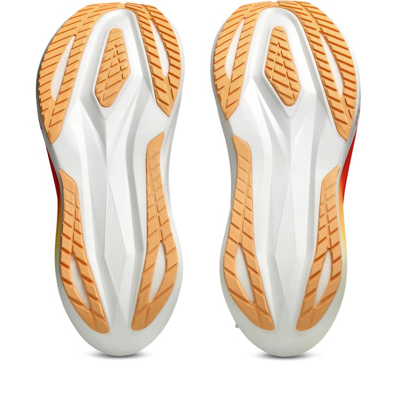 Zapatillas ASICS Megablast White/Orange Glow Unisex - 5