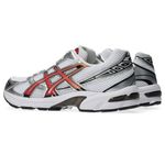 Zapatilla ASICS GEL-1130 White/Red Snapper  Unisex - 4