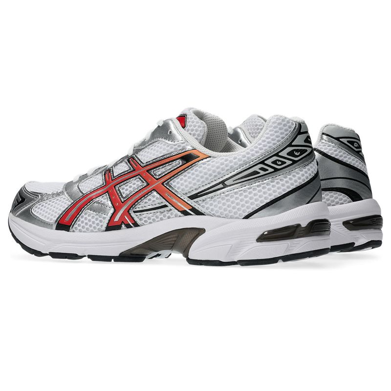 Zapatilla ASICS GEL-1130 White/Red Snapper  Unisex - 4