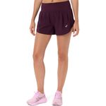 Short ASICS Road 3-5In Short Dark Aubergine Mujer - 0