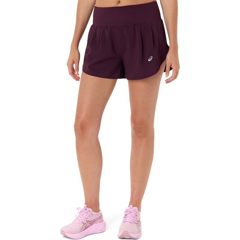Short ASICS Road 3-5In Short Dark Aubergine Mujer - 0