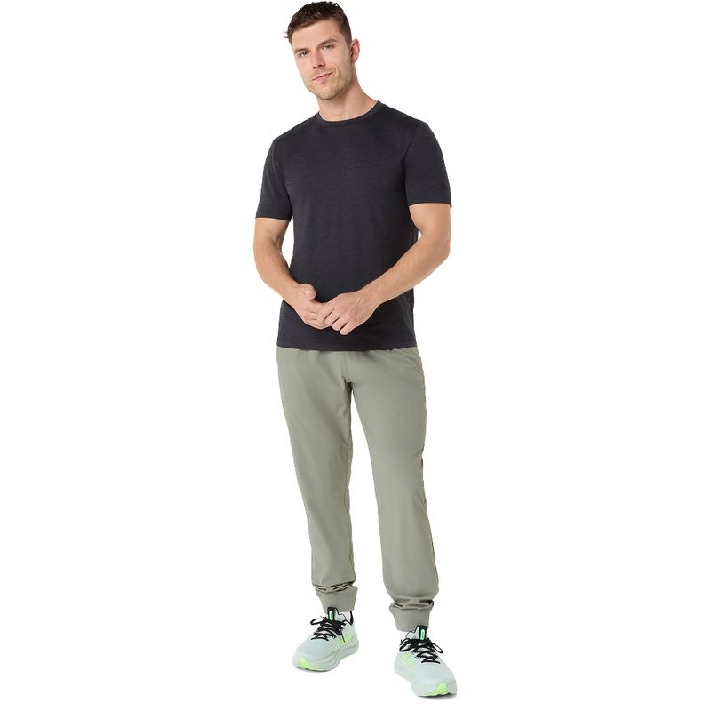 Polo ASICS Refined Texture Short Sleeve Top Performance Black Heather Hombre - 3