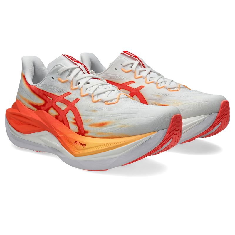 Zapatillas ASICS Superblast 3 White/Orange Glow Unisex - 2
