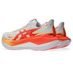 Zapatillas ASICS Superblast 3 White/Orange Glow Unisex - 4