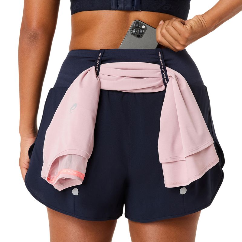 Short ASICS Road 3-5In Short Midnight Mujer - 6