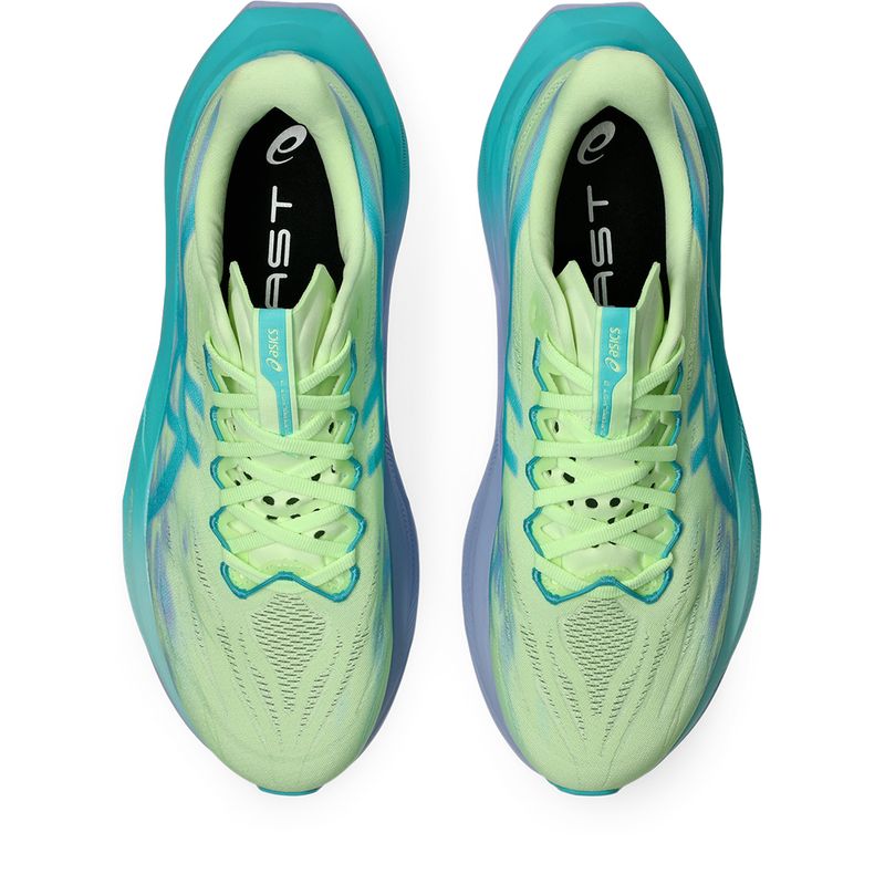 Zapatillas ASICS Superblast 3 Illuminate Yellow/Energy Aqua Unisex - 3