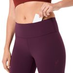 Legging ASICS Comfort Core Flare Tight Dark Aubergine Mujer - 5