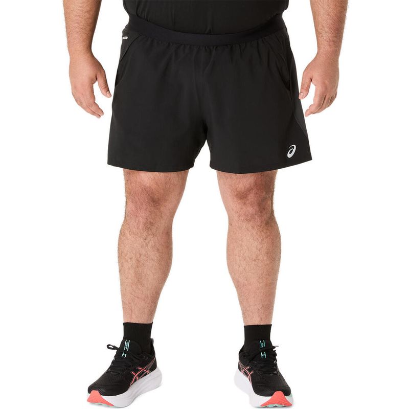 Short ASICS Road 5In Short Performance Black/Graphite Grey Hombre - 0