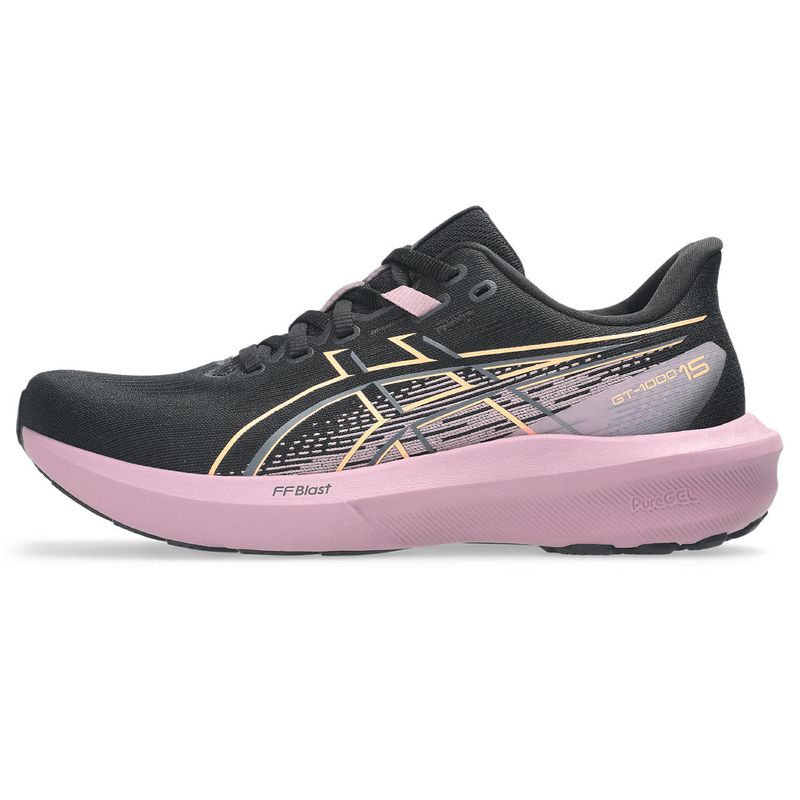 Zapatillas Asics Gt-1000 15 Black/Taro Purple Mujer - 1