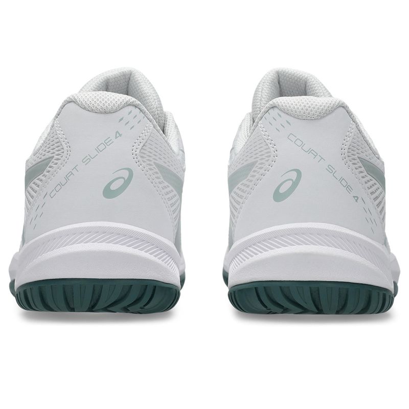Zapatillas ASICS Court Slide 4 White/Cold Moss Hombre - 6