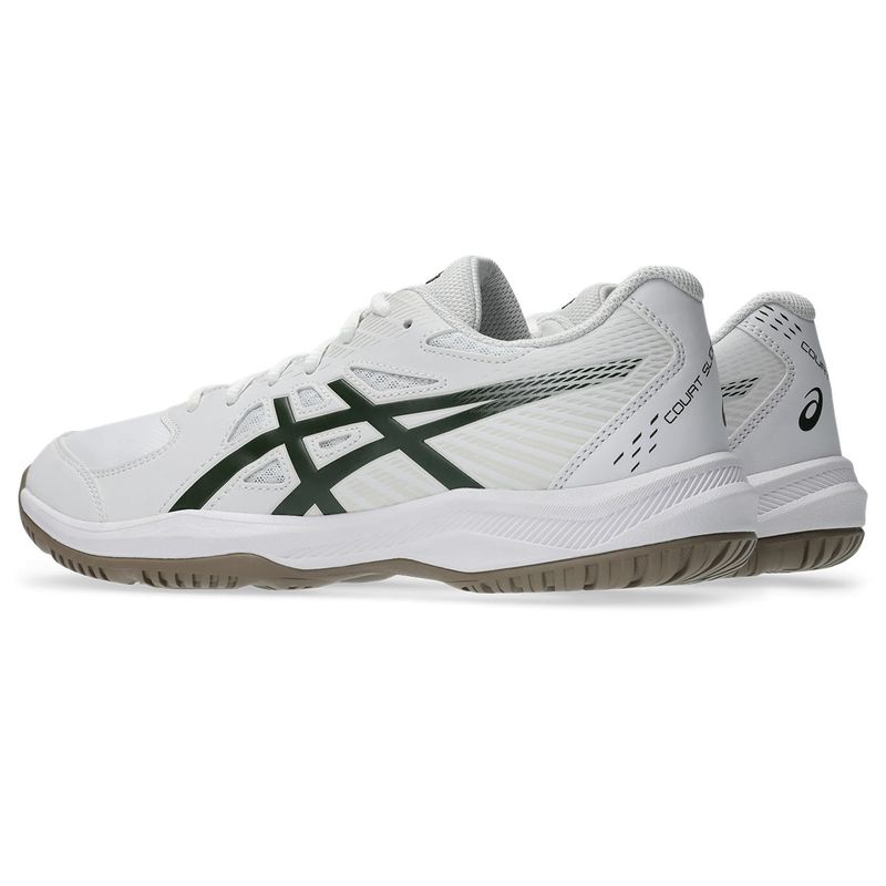 Zapatillas ASICS Court Slide 4 White/Vintage Khaki Hombre - 4
