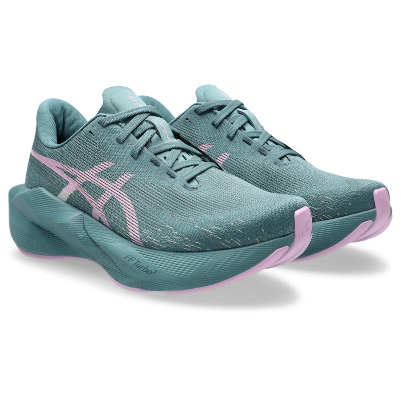 Zapatillas ASICS Novablast 6 Foggy Teal/Hazy Lilac Mujer - 2