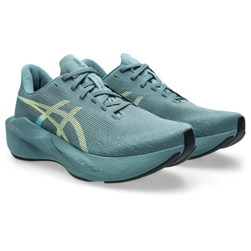 Zapatillas ASICS Novablast 6 Foggy Teal/Illuminate Yellow Hombre - 2