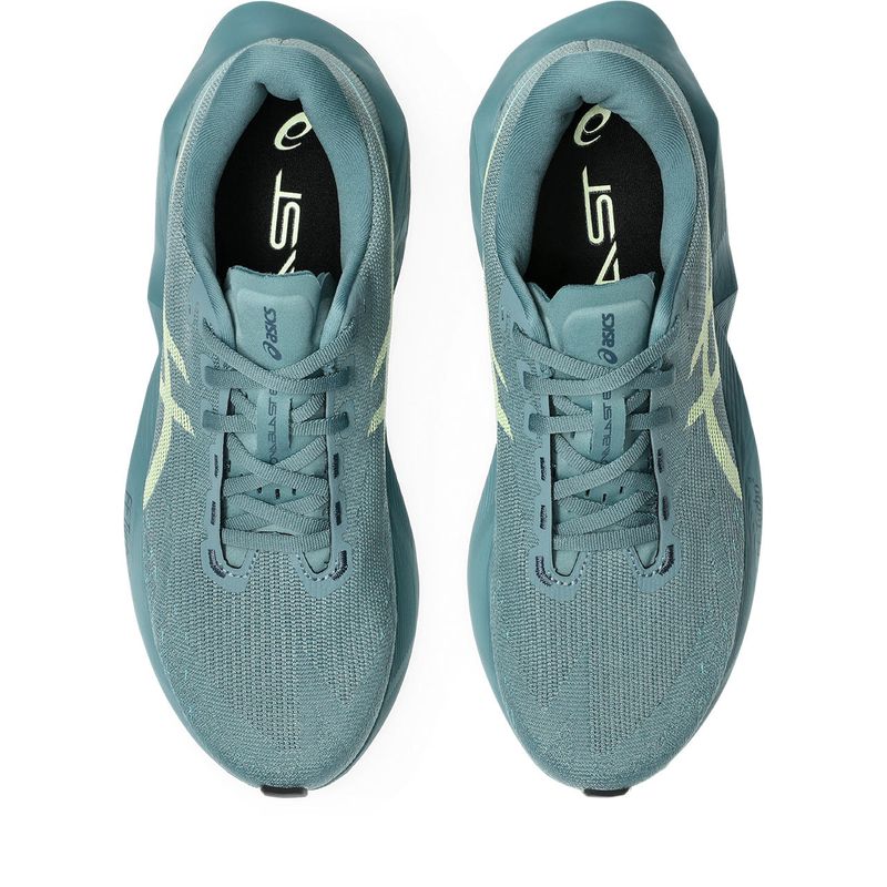 Zapatillas ASICS Novablast 6 Foggy Teal/Illuminate Yellow Hombre - 3
