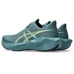 Zapatillas ASICS Novablast 6 Foggy Teal/Illuminate Yellow Hombre - 4