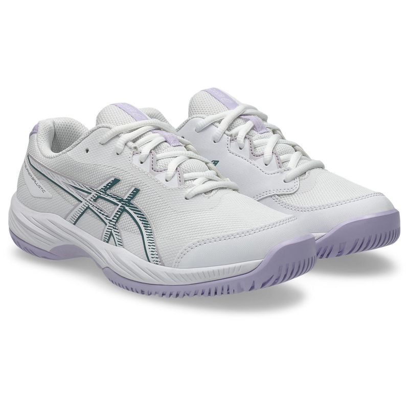 Zapatillas ASICS GEL-Netburner Ballistic 4 Gs White/Foggy Teal Ni&ntilde;os - 2