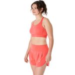Top ASICS Road Compression Bra Coral Reef Mujer - 1