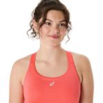 Top ASICS Road Compression Bra Coral Reef Mujer - 3