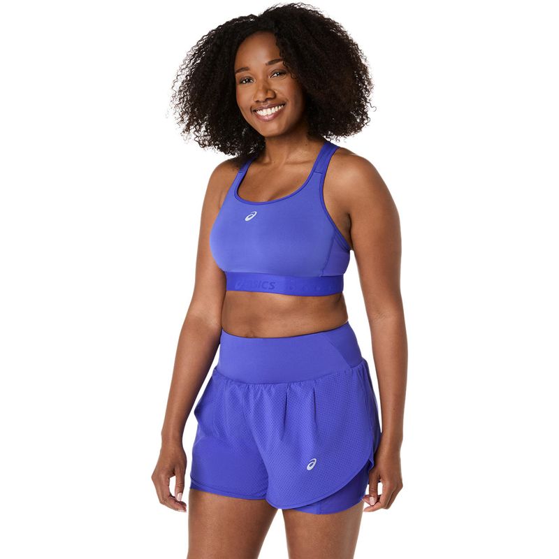 Top ASICS Road Compression Bra Cobalt Burst Mujer - 1