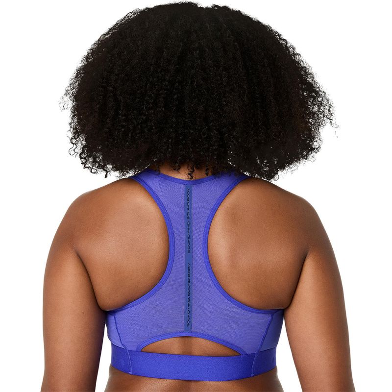 Top ASICS Road Compression Bra Cobalt Burst Mujer - 4