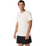 Polo ASICS Spiral Graphic Tee Cream Hombre - 1