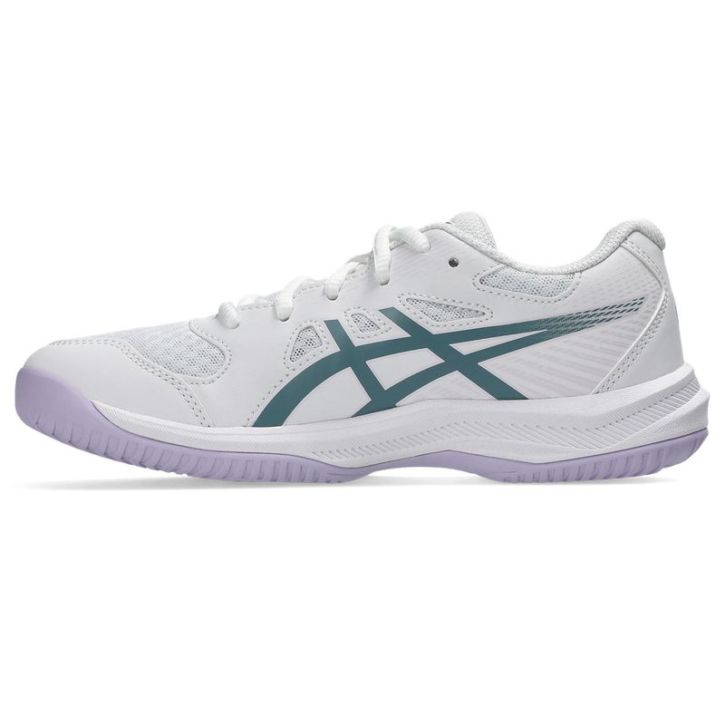 Zapatillas ASICS Upcourt 6 Gs White/Foggy Teal Ni&ntilde;os - 1