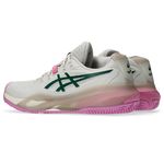 Zapatillas ASICS GEL-Resolution X Padel Soft Oat/Jewel Green Mujer - 4