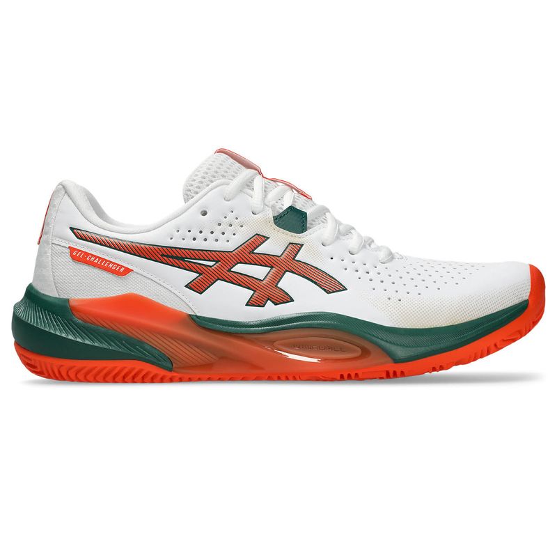 Zapatillas ASICS GEL-Challenger 15 Padel White/Energy Orange Hombre - 0