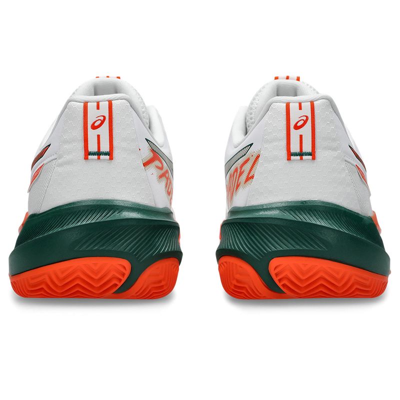 Zapatillas ASICS GEL-Challenger 15 Padel White/Energy Orange Hombre - 6