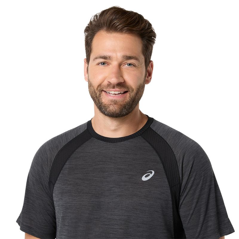 Polo ASICS Road Performance Black Hombre - 3