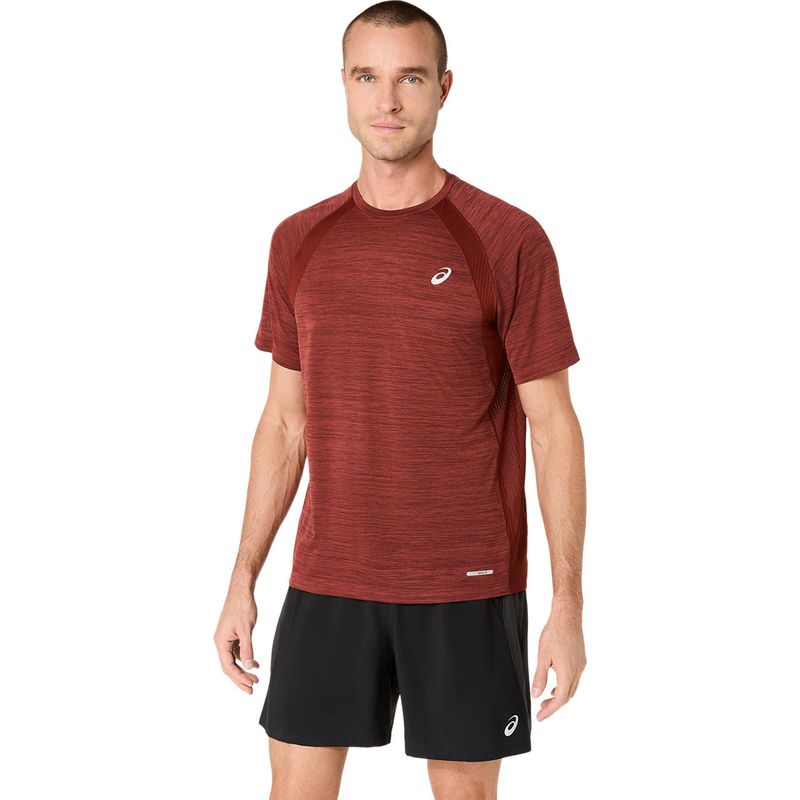 Polo ASICS Road Singed Red Hombre - 0