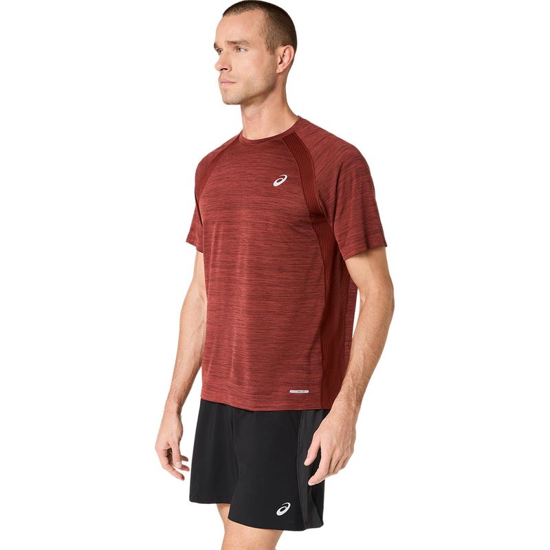 Polo ASICS Road Singed Red Hombre - 1
