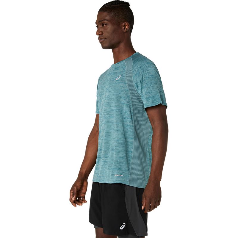 Polo ASICS Road Foggy Teal Hombre - 1