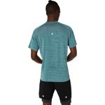 Polo ASICS Road Foggy Teal Hombre - 2