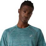 Polo ASICS Road Foggy Teal Hombre - 3