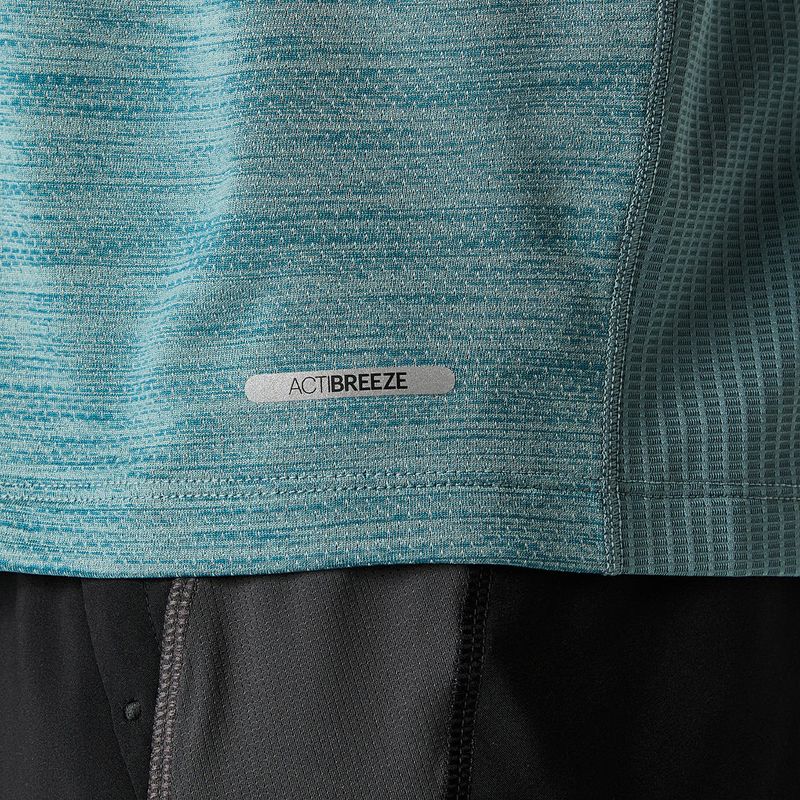 Polo ASICS Road Foggy Teal Hombre - 4