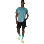 Polo ASICS Road Foggy Teal Hombre - 6