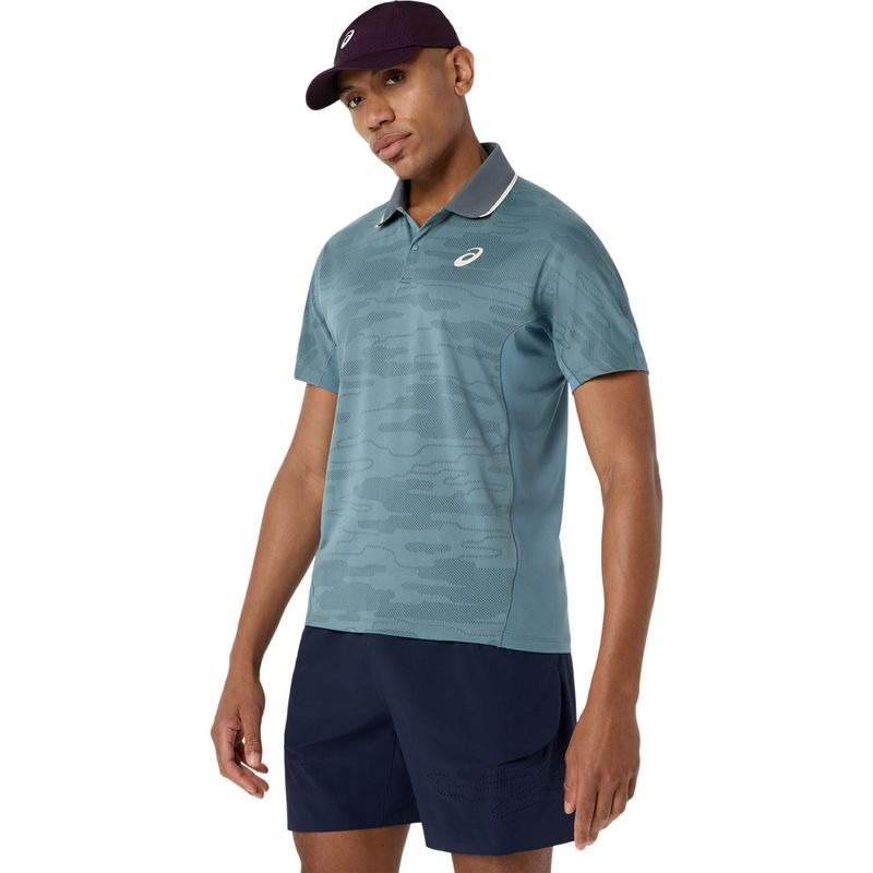 Polo ASICS Match Foggy Teal Hombre - 1
