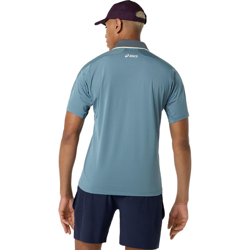 Polo ASICS Match Foggy Teal Hombre - 2