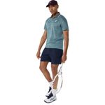 Polo ASICS Match Foggy Teal Hombre - 5
