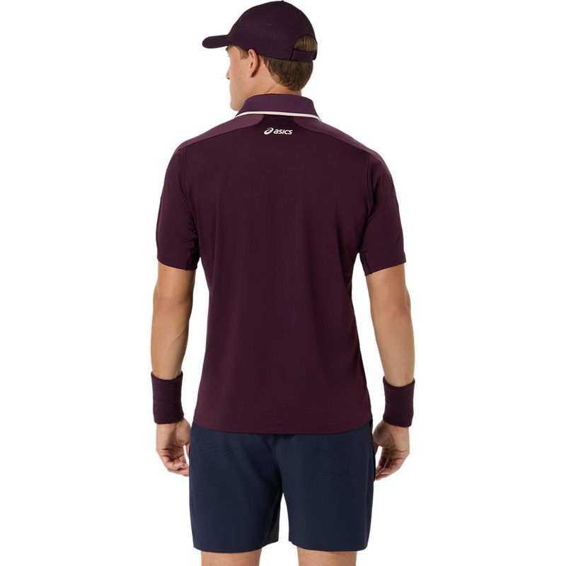 Polo ASICS Match Dark Aubergine Hombre - 2