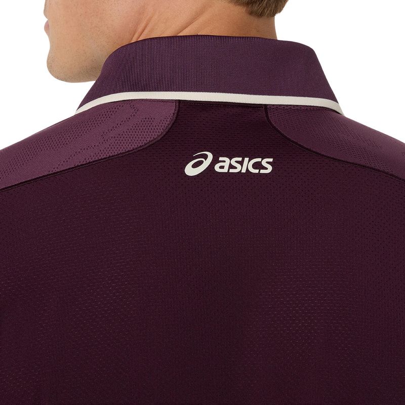 Polo ASICS Match Dark Aubergine Hombre - 3