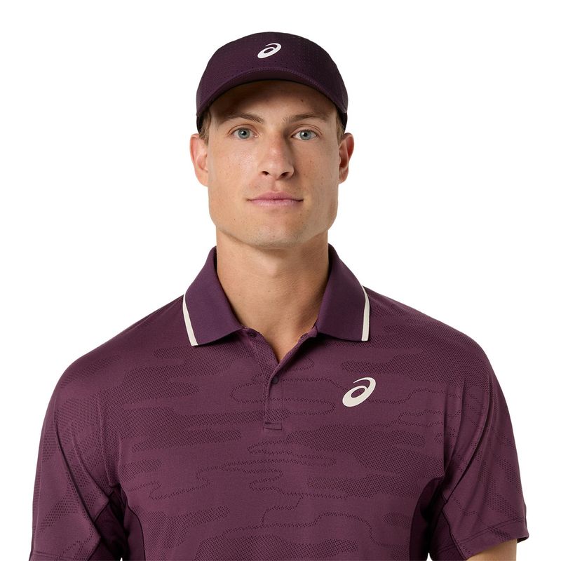Polo ASICS Match Dark Aubergine Hombre - 4