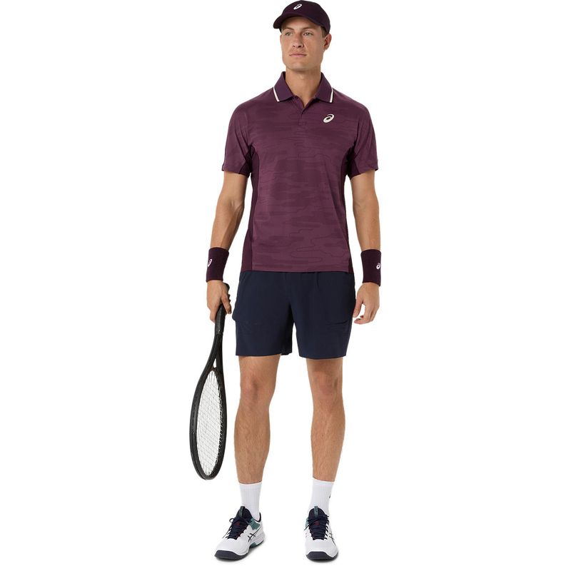 Polo ASICS Match Dark Aubergine Hombre - 5