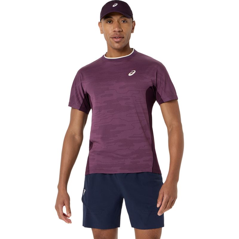Polo ASICS Match Dark Aubergine Hombre - 0