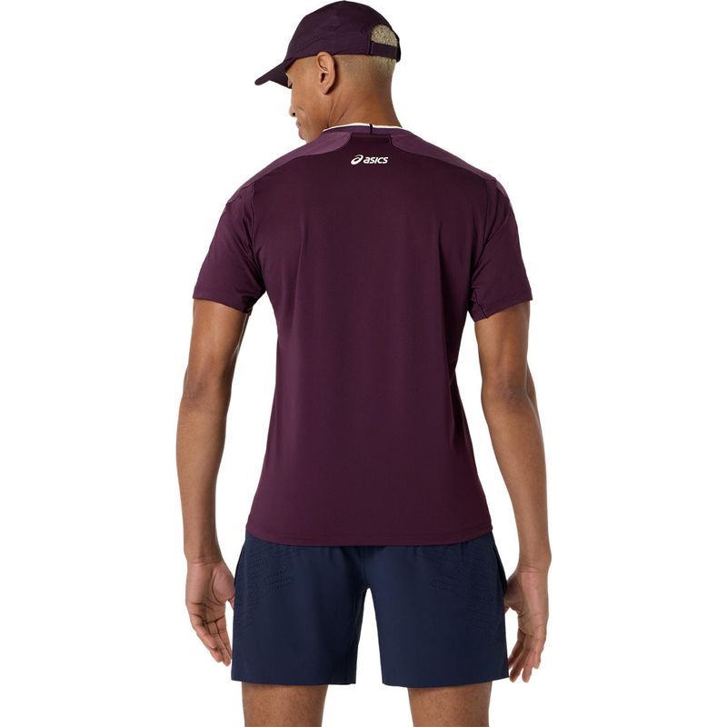 Polo ASICS Match Dark Aubergine Hombre - 2