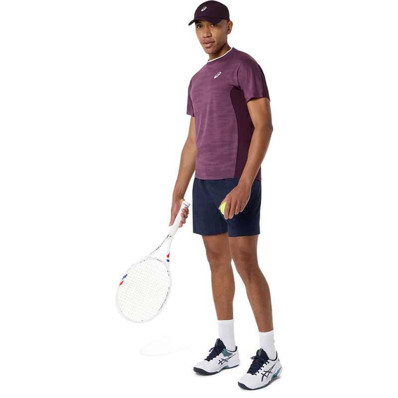 Polo ASICS Match Dark Aubergine Hombre - 5
