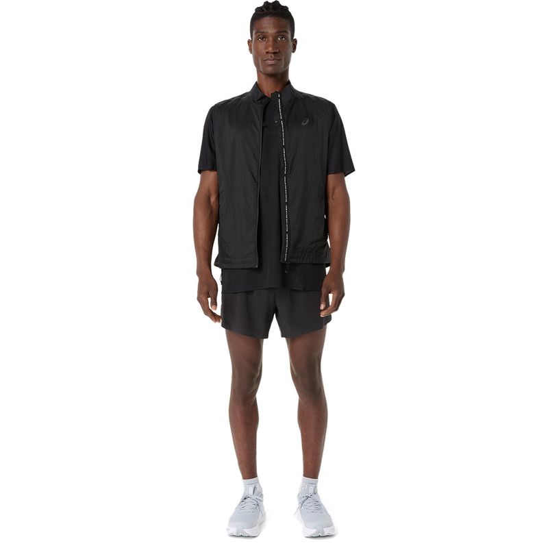 Polo ASICS Metarun SS Top Performance Black Hombre - 3